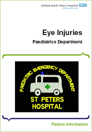 Click to download the Eye Injuries leaflet
