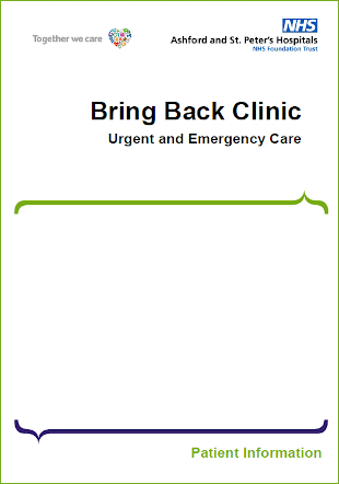 Click to view the Bring Back Clinic leaflet