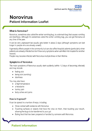 Click to download the MRSA leaflet